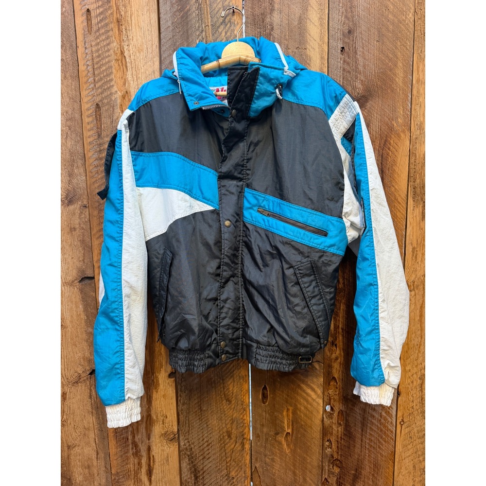 Vintage Nils Ski Jacket Mens L Gore Tex USA Colorblock 90s Snowboard Gorpcore